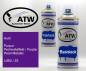 Preview: Audi, Purpur Perlmutteffekt / Purple Pearl Metallic, L0B3 / Z5: 400ml Sprühdose + 400ml Klarlack - Set, von ATW Autoteile West.
